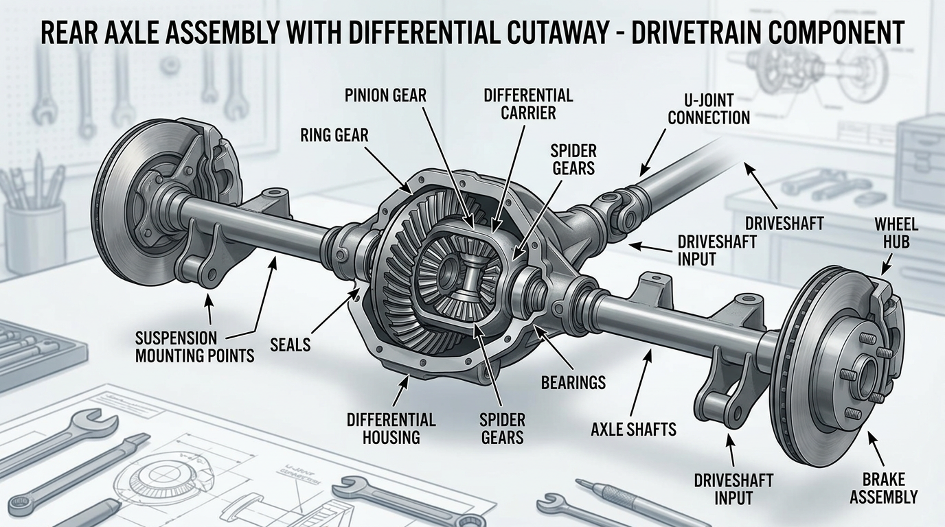 Differential und Achsantrieb